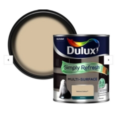 DULUX SIMPLY REFRESH M/S EGGSHELL NATURAL CALICO 750ML